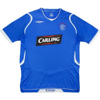 1ª Equipación Replica Camiseta Rangers Retro 2008 2009 Azul