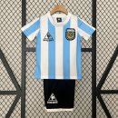 Camiseta Argentina 1ª Equipación Retro Niño 1986