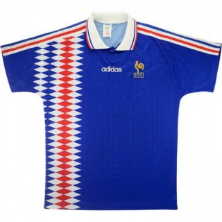 1ª Equipación Replica Camiseta Francia Retro 1994 Azul