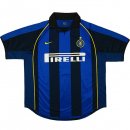 1ª Equipación Replica Camiseta Inter Milan Retro 2001 2002 Azul