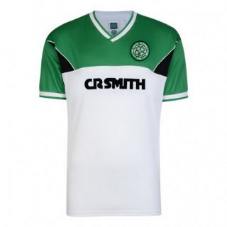 2ª Equipación Replica Camiseta Celtic Retro 1985 1986 Verde Blanco