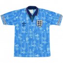 3ª Equipación Replica Camiseta Inglaterra Retro 1990 Azul