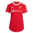 1ª Equipación Camiseta Manchester United Mujer 2021-2022 Rojo