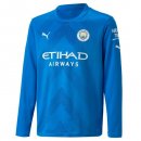 Replica Camiseta Manchester City Portero ML 2022-2023 Azul