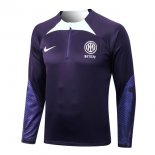 Sudadera De Training Inter Milan Top 2023 Purpura