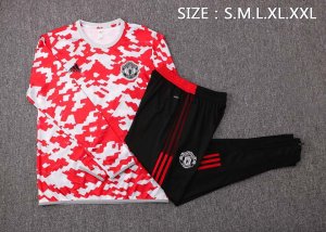 Sudadera De Training Manchester United 2022 Rojo Negro