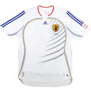 2ª Equipación Replica Camiseta Japón Retro 2006 2008 Blanco