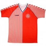 1ª Equipación Replica Camiseta Dinamarca Retro 1986 Rojo