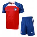 Camiseta Entrenamiento Atletico Madrid Conjunto Completo 2024 Rojo