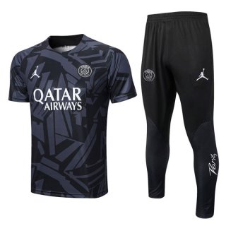 Entrenamiento PSG Conjunto Completo 2022-2023 Gris Negro