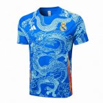 Camiseta Entrenamiento Real Madrid 2024-2025 Azul Camiseta Entrenamiento Real Madrid 2024-2025 Azul