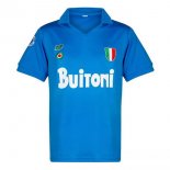 1ª Equipación Replica Camiseta Napoli Retro 1987-1988 Azul