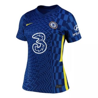 1ª Equipación Camiseta Chelsea Mujer 2021-2022 Azul