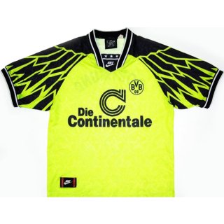 1ª Equipación Replica Camiseta Dortmund Retro 1994 1995 Amarillo