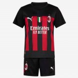 Camiseta AC Milan 1ª Equipación Niño 2022-2023