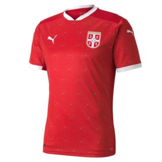 1ª Equipación Replica Camiseta Serbia 2020 Rojo