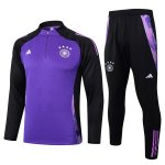 Sudadera De Training Alemania 2024-2025 Purpura Negro 3