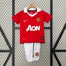 Camiseta Manchester United 1ª Equipación Niño Retro 2010 2011