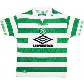 1ª Equipación Replica Camiseta Celtic Retro 1997 1999 Verde