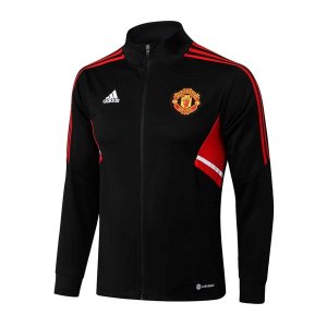 Chandal Manchester United 2023 Negro Rojo