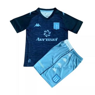 2ª Equipación Camiseta Racing Club Niño 2021-2022 Azul