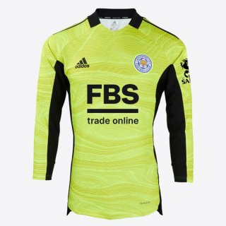 Replica Camiseta Leicester City Portero ML 2021-2022 Amarillo