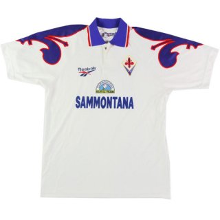 2ª Equipación Replica Camiseta Fiorentina Retro 1995 1996 Blanco