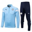 Sudadera De Training Manchester City 2022-2023 Azul