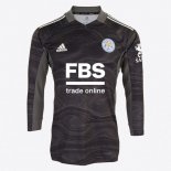 Replica Camiseta Leicester City Portero ML 2021-2022 Negro