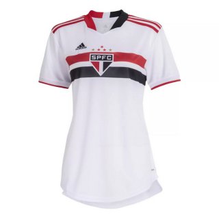 1ª Equipación Camiseta São Paulo Mujer 2021-2022 Blanco