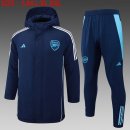 Abrigo Arsenal Conjunto Completo 2024-2025 Azul