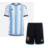 Camiseta Argentina 1ª Equipación Niño 2022