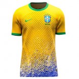 Replica Camiseta Brasil 1ª Equipación 2022 Amarillo