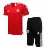 Camiseta Entrenamiento Bayern Munich Conjunto Completo 2022 Rojo Negro