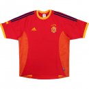 1ª Equipación Replica Camiseta España Retro 2002 2004 Rojo