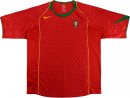 1ª Equipación Replica Camiseta Portugal Retro 2004 Rojo