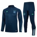 Sudadera De Training Ajax 2023-2024 Azul