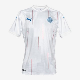 2ª Equipación Replica Camiseta Islandia 2020 Blanco