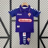 Camiseta Fiorentina 1ª Equipación Niño Retro 1998