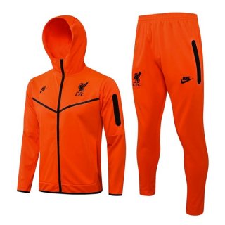 Chandal Con Capucha Liverpool 2022-2023 Naranja