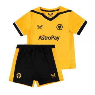 Camiseta Wolves 1ª Equipación Niño 2022-2023