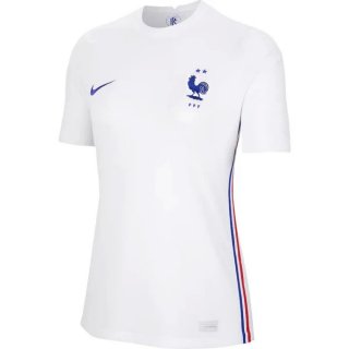 2ª Equipación Camiseta Francia Mujer 2020 Blanco