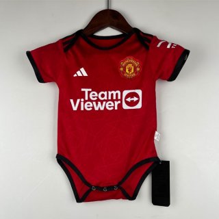 Camiseta Manchester United 1ª Equipación Bebé 2023-2024