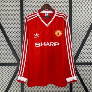 Tailandia Camiseta Manchester United 1ª Equipación ML Retro 1986 1988