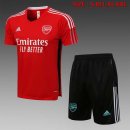 Camiseta Entrenamiento Arsenal Conjunto Completo 2022 Rojo Negro