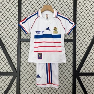 Camiseta Francia 2ª Equipación Niño Retro 1998