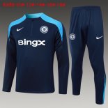 Niños Sudadera De Training Chelsea 2024-2025 Azul 3