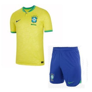 Camiseta Brasil 1ª Equipación Niño 2022-2023