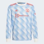 2ª Equipación Replica Camiseta Manchester United ML 2021-2022 2ª Equipación Replica Camiseta Manchester United ML 2021-2022