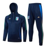 Sudadera Con Capucha Italia 2024-2025 Azul 3 Sudadera Con Capucha Italia 2024-2025 Azul 3